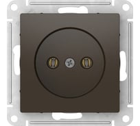 Розетка Systeme Electric ATLASDESIGN без заземления без шторок, 16А, мех., быстрозажимные клеммы, мокко ATN000641S