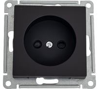 Розетка Systeme Electric ATLASDESIGN без заземления со шторками, 16А, мех., быстрозажимные клеммы, карбон ATN001049S