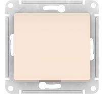 Нажимная кнопка Systeme Electric GLOSSA сх.1, 10АХ, мех., быстрозажим. клем., бежевый GSL000215S