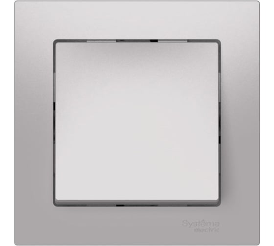 1-клавишный выключатель Systeme Electric ATLASDESIGN, сх.1, 10АХ, в сборе, быстрозажимные клеммы, алюминий ATN000312S