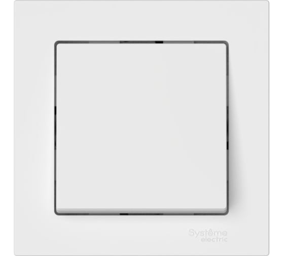 1-клавишный выключатель Systeme Electric ATLASDESIGN, сх.1, 10АХ, в сборе, быстрозажимные клеммы, белый ATN000112S