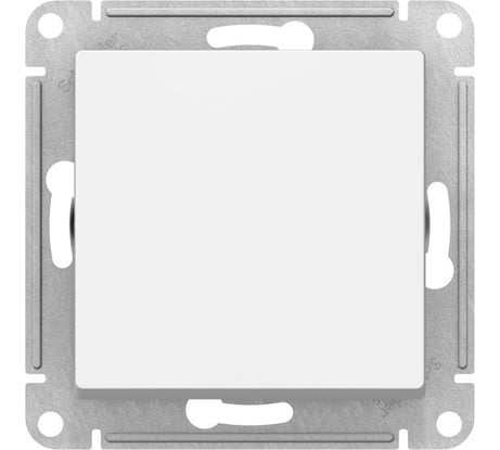 1-клавишный переключатель Systeme Electric GLOSSA, сх.6, 10АХ, мех., быстрозажимные клеммы, белый GSL000161S