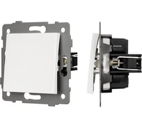 Механизм выключателя одноклавишный Arlight непроходной SWT-MK01-PL-WH-V 1шт 0 049867