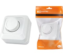 Поворотный светорегулятор TDM ELECTRIC RL 600Вт IP20 белый "Ладога" SQ1801-0109