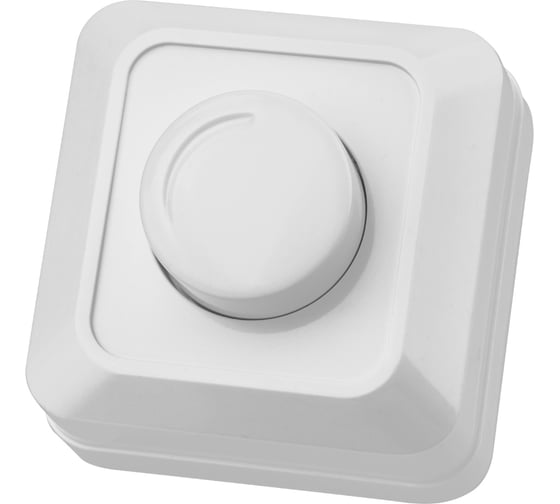 Поворотный светорегулятор TDM ELECTRIC RL 600Вт IP20 белый "Ладога" SQ1801-0109