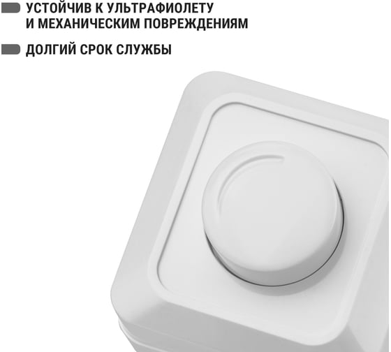 Поворотный светорегулятор TDM ELECTRIC RL 600Вт IP20 белый "Ладога" SQ1801-0109
