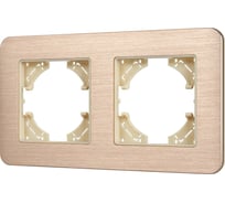 Рамка Arlight FRM-AKIRY-AL-2-GD алюминиевая, 1шт 0 049726