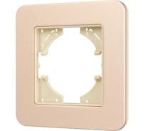 Рамка Arlight FRM-AKIRY-SFAL-1-GD алюминиевая, 1шт 0 049686