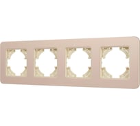 Рамка Arlight FRM-AKIRY-SFAL-4-GD алюминиевая, 1шт 0 049745