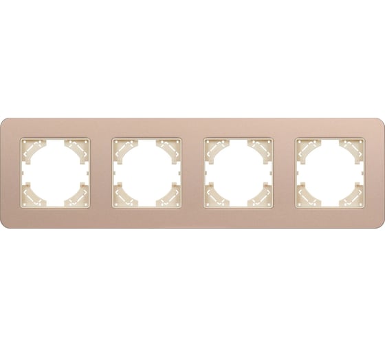 Рамка Arlight FRM-AKIRY-SFAL-4-GD алюминиевая, 1шт 0 49745