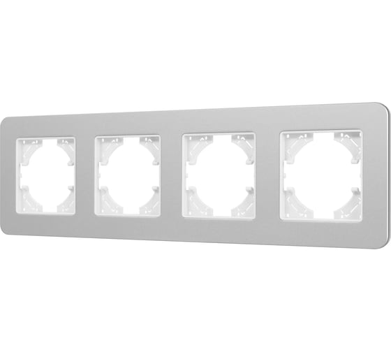 Рамка Arlight FRM-AKIRY-SFAL-4-SR алюминиевая, 1шт 0 049743 1