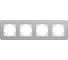 Рамка Arlight FRM-AKIRY-SFAL-4-SR алюминиевая, 1шт 0 049743 3