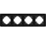 Рамка Arlight FRM-AKIRY-SFAL-4-BK алюминиевая, 1шт 0 049744 2