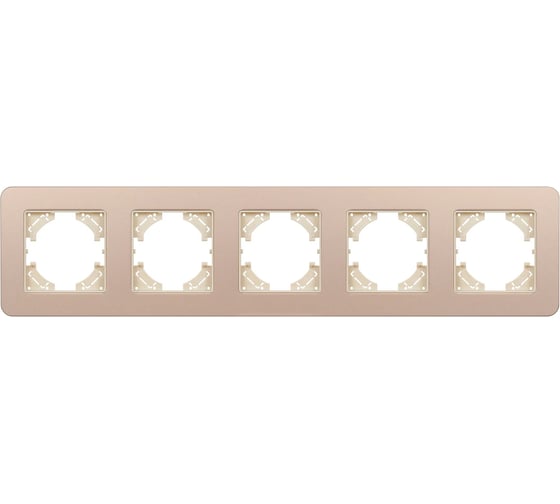 Рамка Arlight FRM-AKIRY-SFAL-5-GD алюминиевая, 1шт 0 049748