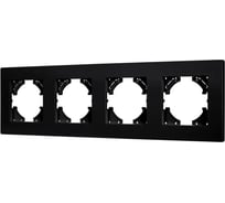 Рамка пластиковая Arlight FRM-PERIO-PL-4-BK 1шт 0 049759