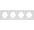 Рамка пластиковая Arlight FRM-PERIO-PL-4-WH 1шт 0 049758 2