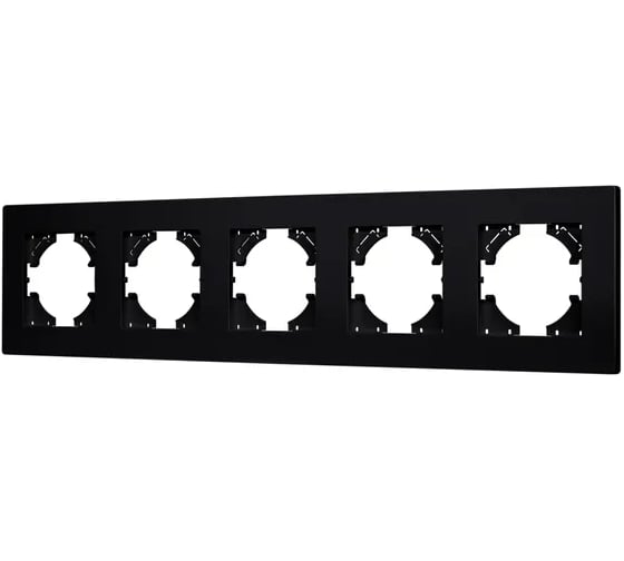 Рамка пластиковая Arlight FRM-PERIO-PL-5-BK 1шт 049763 1
