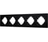 Рамка пластиковая Arlight FRM-PERIO-PL-5-BK 1шт 0 049763 1