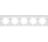 Рамка пластиковая Arlight FRM-PERIO-PL-5-BK 1шт 0 049763 3