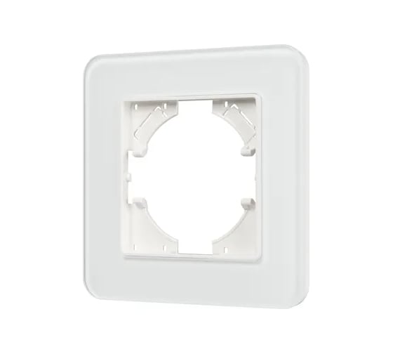 Рамка стеклянная Arlight FRM-OMALI-GS-1-WH 1шт 049648 1