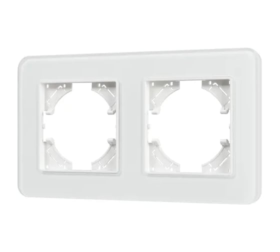 Рамка стеклянная Arlight FRM-OMALI-GS-2-WH 1шт 049692