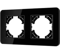 Рамка стеклянная Arlight FRM-OMALI-GS-2-BK 1шт 0 049693
