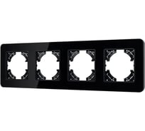Рамка стеклянная Arlight FRM-OMALI-GS-4-BK 1шт 0 049701