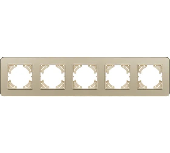 Рамка стеклянная Arlight FRM-OMALI-GS-5-GD 1шт 0 49707