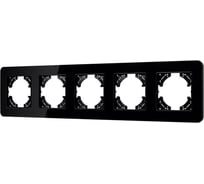 Рамка стеклянная Arlight FRM-OMALI-GS-5-BK 1шт 0 049705