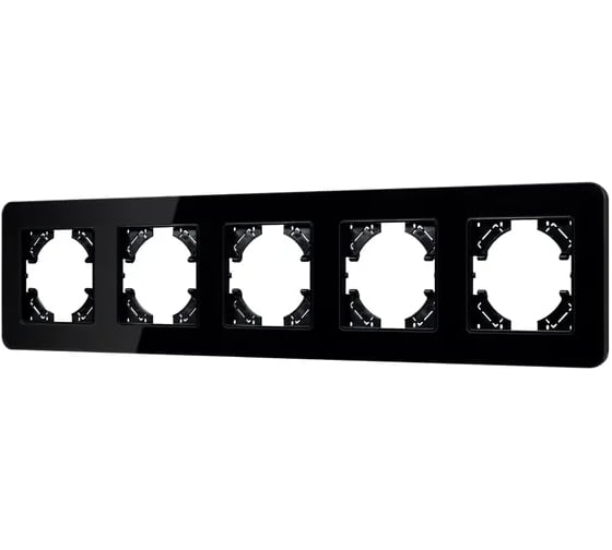 Рамка стеклянная Arlight FRM-OMALI-GS-5-BK 1шт 0 49705 1