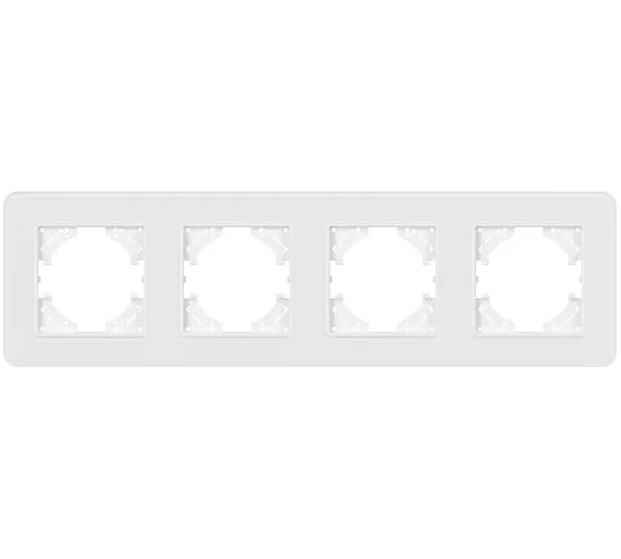 Рамка стеклянная Arlight FRM-OMALI-SFGS-4-WH 1шт 0 049716