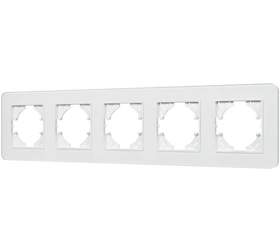 Рамка стеклянная Arlight FRM-OMALI-SFGS-5-WH 1шт 0 49720 1