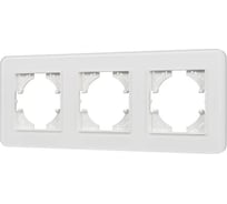 Рамка стеклянная Arlight FRM-OMALI-SFGS-3-WH 1шт 0 049712