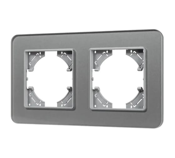 Рамка стеклянная Arlight FRM-OMALI-SFGS-2-GR 1шт 0 49710 1