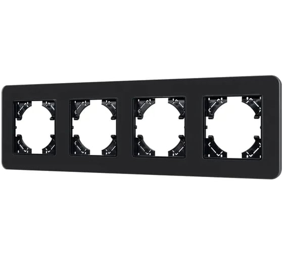 Рамка стеклянная Arlight FRM-OMALI-SFGS-4-BK 1шт 0 49717