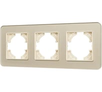 Рамка стеклянная Arlight FRM-OMALI-SFGS-3-GD 1шт 0 049715