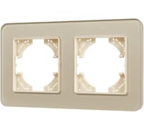 Рамка стеклянная Arlight FRM-OMALI-SFGS-2-GD 1шт 0 049711