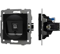 Механизм компьютерной розетки Arlight SCT-MPC1-PL-BK-V 1шт 0 049847