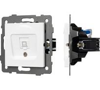Механизм компьютерной розетки Arlight SCT-MPC1-PL-WH-V 1шт 0 49842