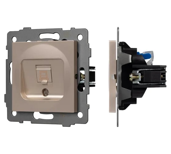 Механизм компьютерной розетки Arlight SCT-MPC1-PL-GD-V 1шт 0 49849