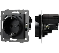 Механизм розетки с USB зарядкой Arlight SCT-MUAC-PL-BK-V 1шт 0 49830