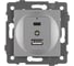 Механизм USB розетки Arlight SCT-MUAC-PL-GR-V 1шт 0 049840 2