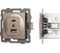 Механизм USB розетки Arlight SCT-MUAC-PL-GD-V 1шт 0 049841 1