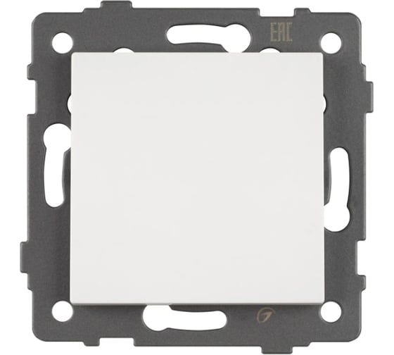 Механизм выключателя одноклавишный перекрестный Arlight SWT-MKX1-PL-WH-V 1шт 0 49875