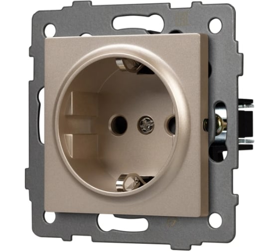 Механизм электрической розетки Arlight SCT-MEU1-PL-GD-V 1шт 0 049817
