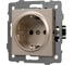 Механизм электрической розетки Arlight SCT-MEU1-PL-GD-V 1шт 0 049817 2