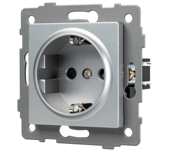 Механизм электрической розетки Arlight SCT-MEU1-PL-GR-V 1шт 0 049816