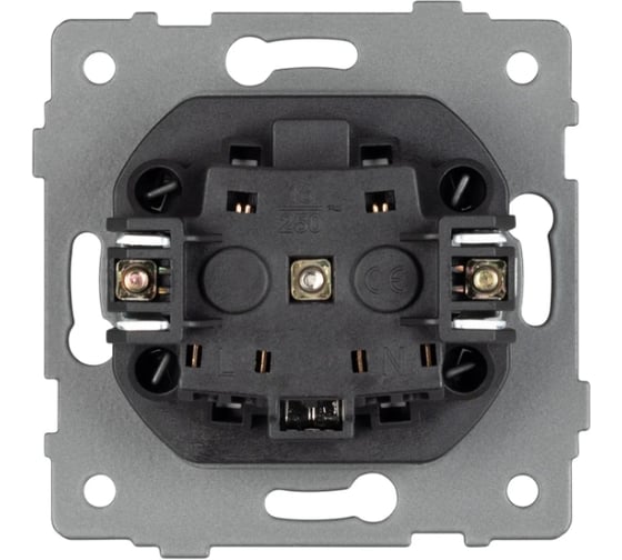 Механизм электрической розетки Arlight SCT-MEU1-PL-GR-V 1шт 0 049816