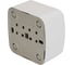 Розетка накладная STEKKER Basic 1-местная, б/з, 250В, 16А PST10-501-20 50074 5