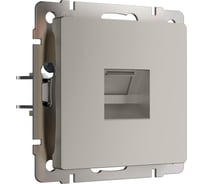 Розетка WERKEL W1281004 Ethernet RJ-45 (дымчатый) a069467